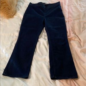 Tinsel Denim Couture Cropped Pant